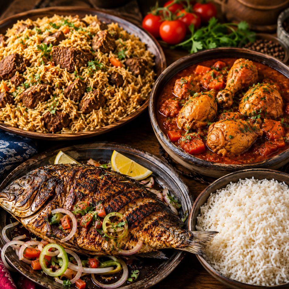 Experience bold Kenyan flavors through slow-cooked stews, aromatic pilau, grilled meats, and coastal specialties.