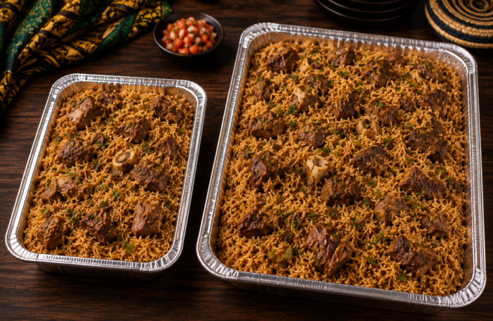 Goat Pilau Catering Tray