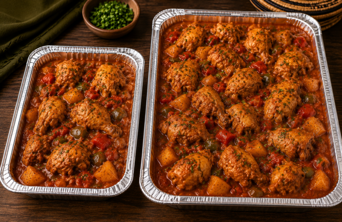 Chicken Stew Catering Tray