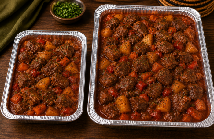 Beef Stew Catering Tray